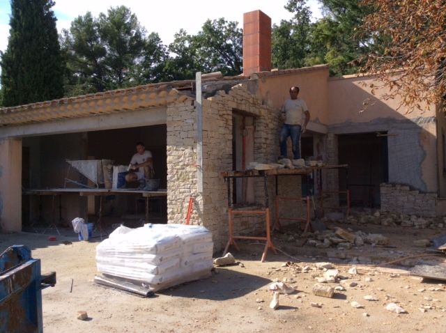 Réhabilitation villa au Tholonet Aix en Provence